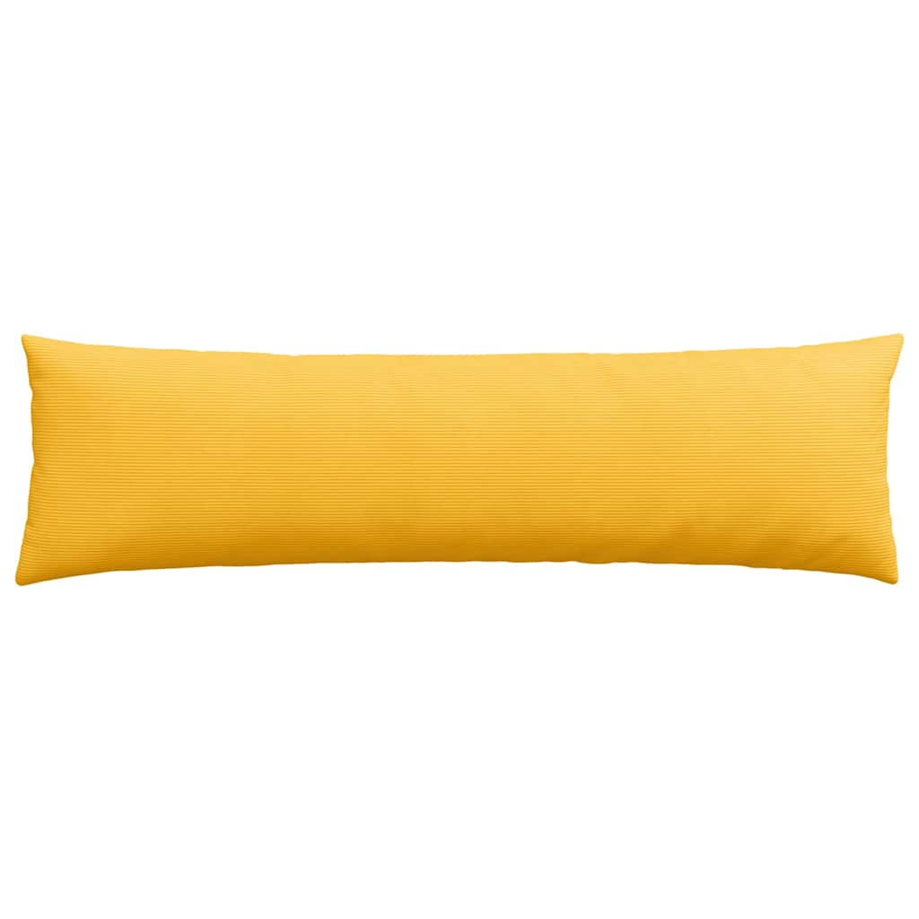 Sofa Pagalvės 2 pcs Šviesi geltona 145 x 40 cm