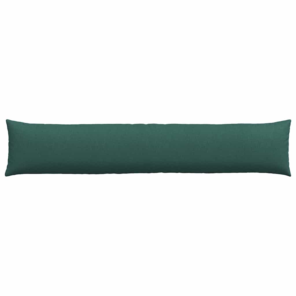Sofa Pagalvės 2 pcs Tamsiai žalia 200 x 40 cm audinys