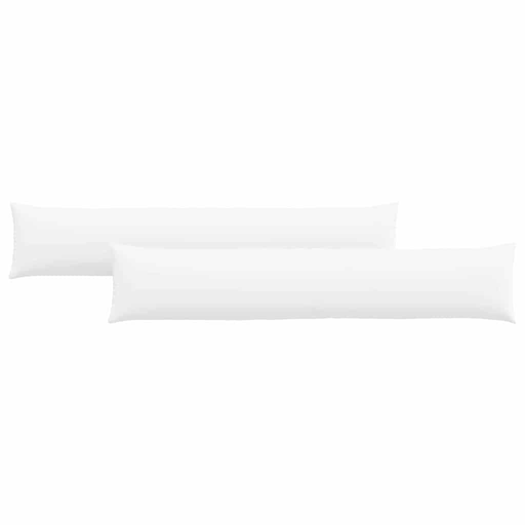 Dīvāna Spilveni 2 gab Balti 200 x 40 cm audums