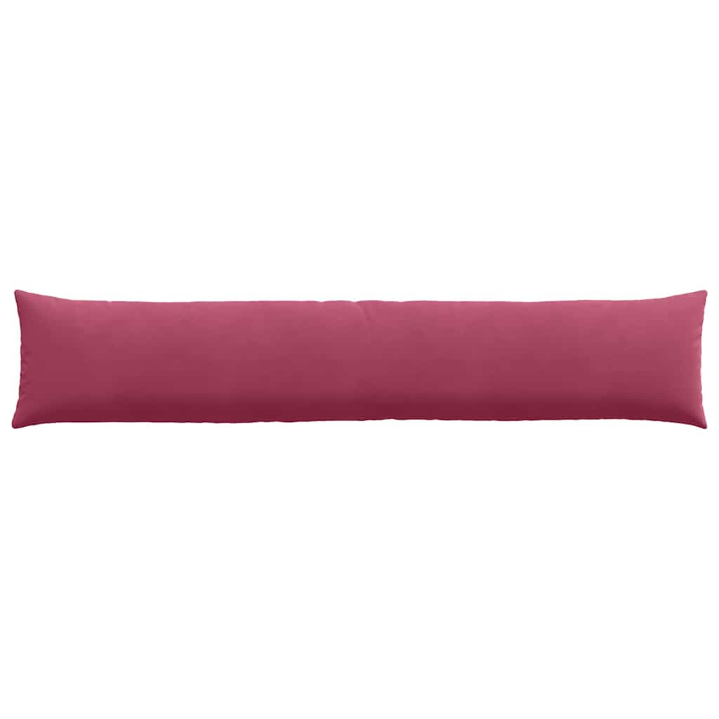 Sofa Pagalvės 2 pcs Vyno raudona 200 x 40 cm Kordūrinis audinys