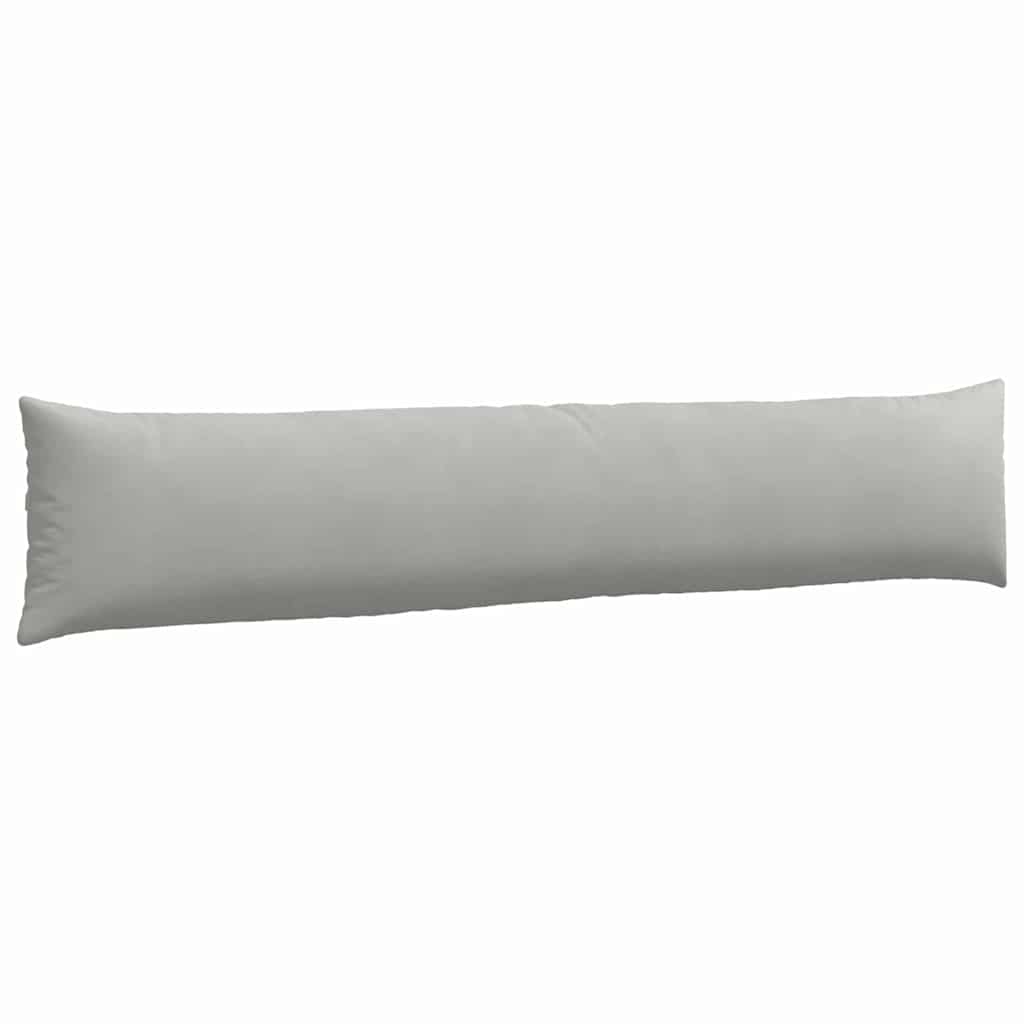 Sofa Pagalvės 2 pcs Šviesiai pilka 200 x 40 cm audinys