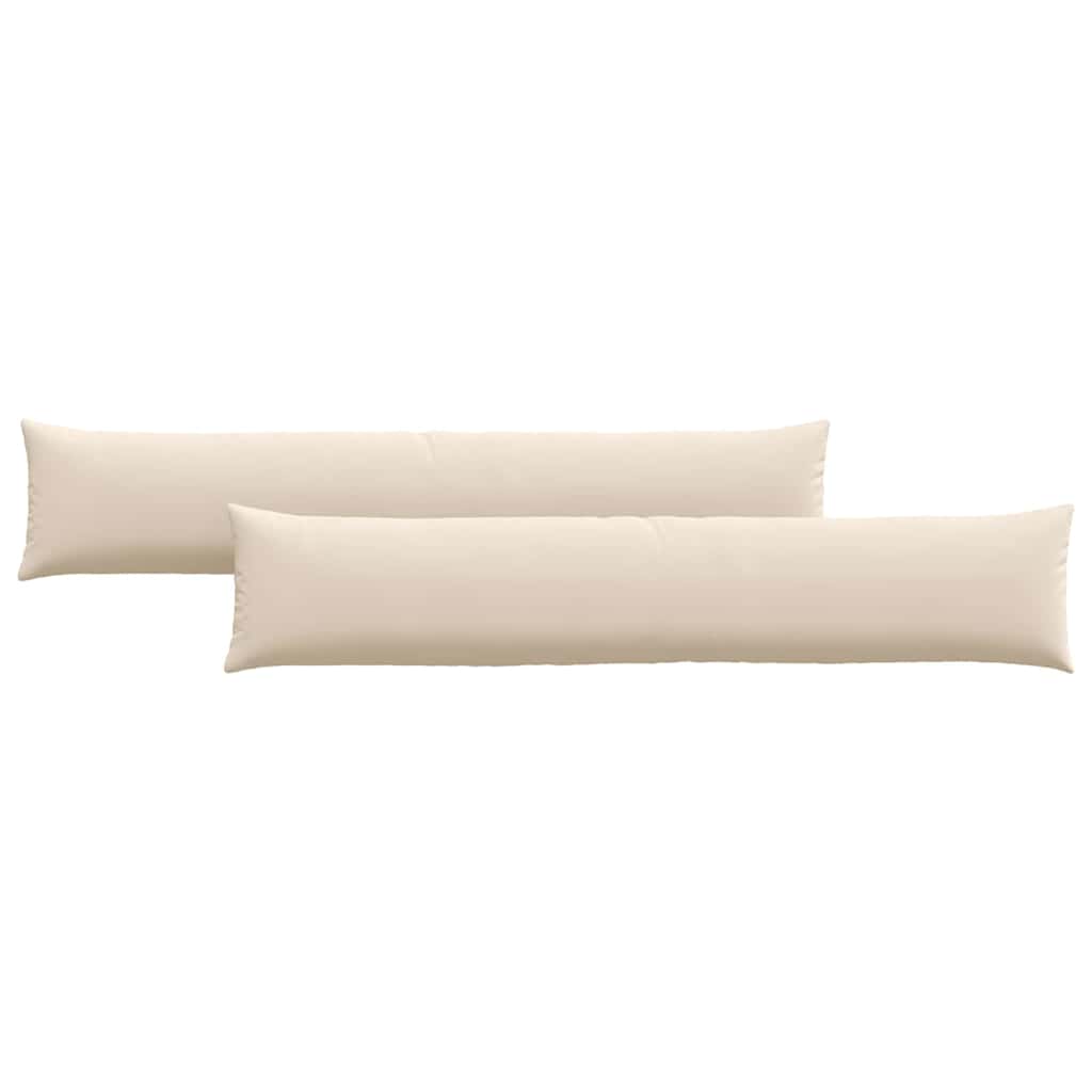Sofa Pagalvės 2 pcs Smėlio 200 x 40 cm audinys