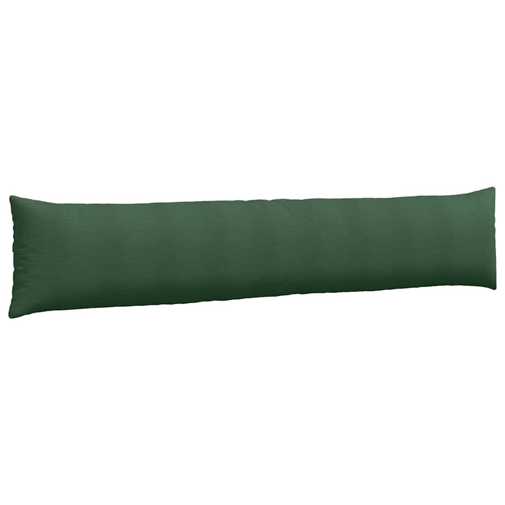 Sofa Pagalvės 2 pcs Tamsiai žalia 200 x 40 cm