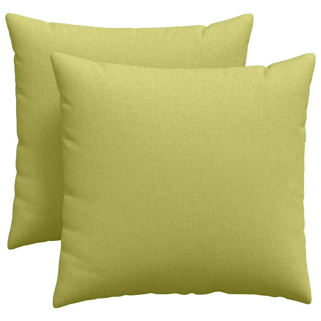 Sofa Pagalvės 2 pcs Šviesiai žalia 45 x 45 cm audinys
