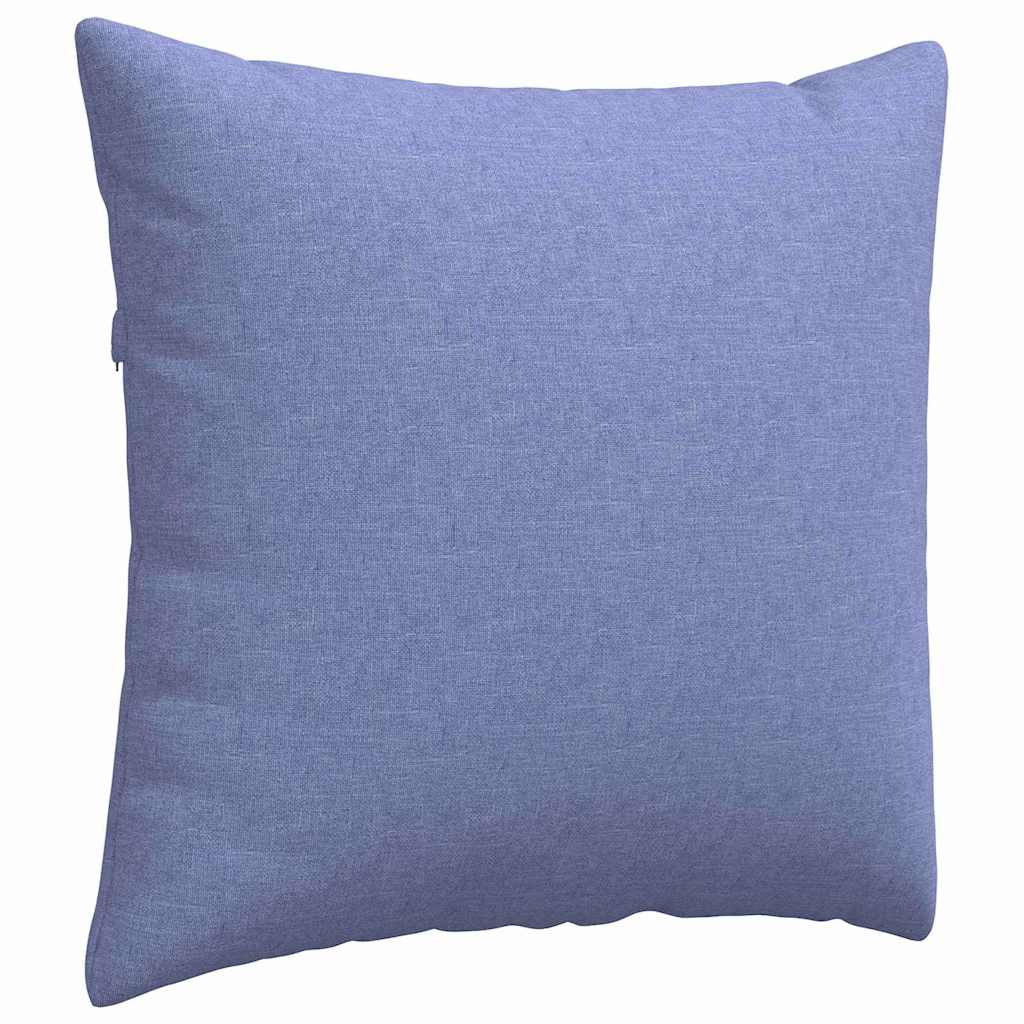 Sofa Cushions 2 pcs Blue 45 x 45 cm fabric