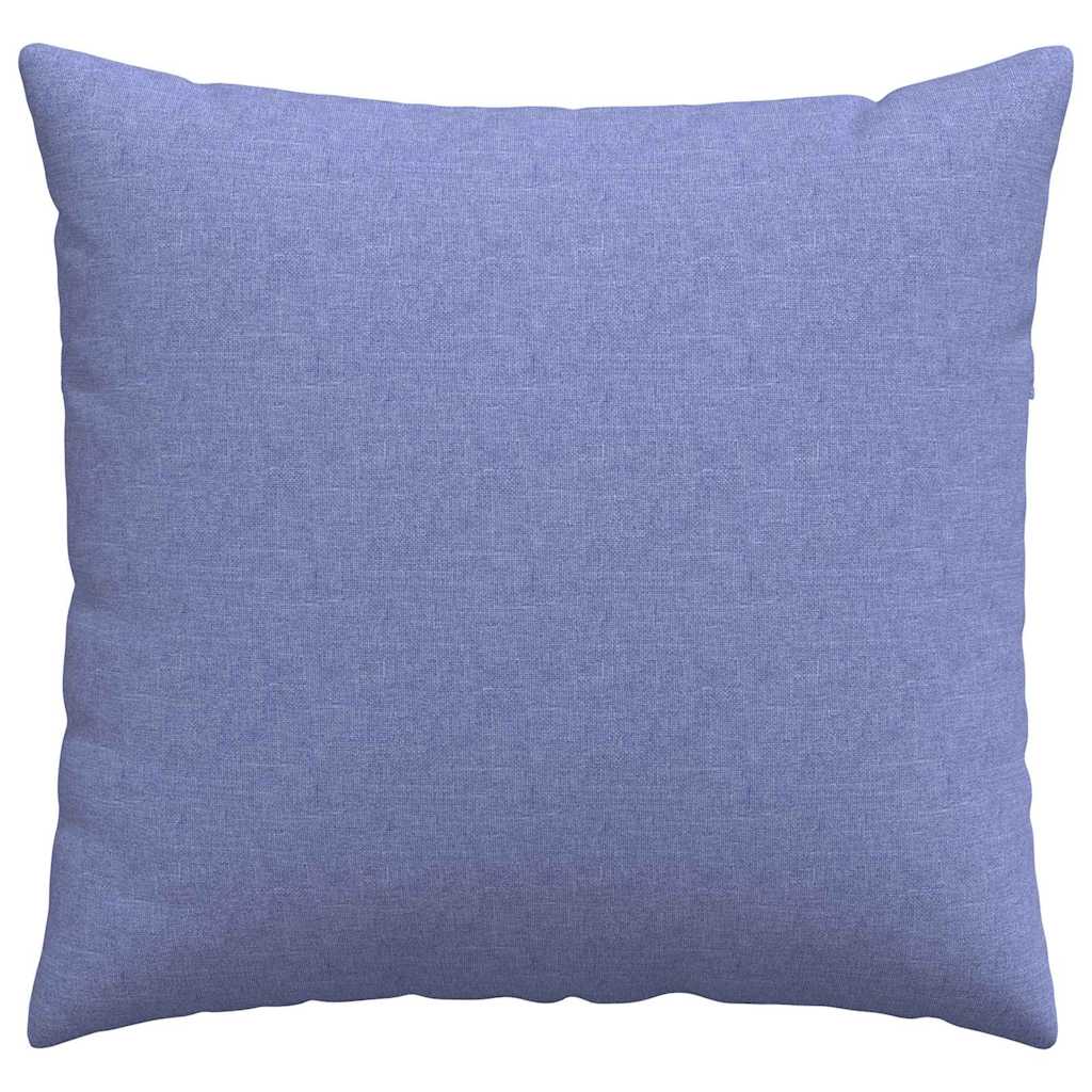 Sofa Cushions 2 pcs Blue 45 x 45 cm fabric