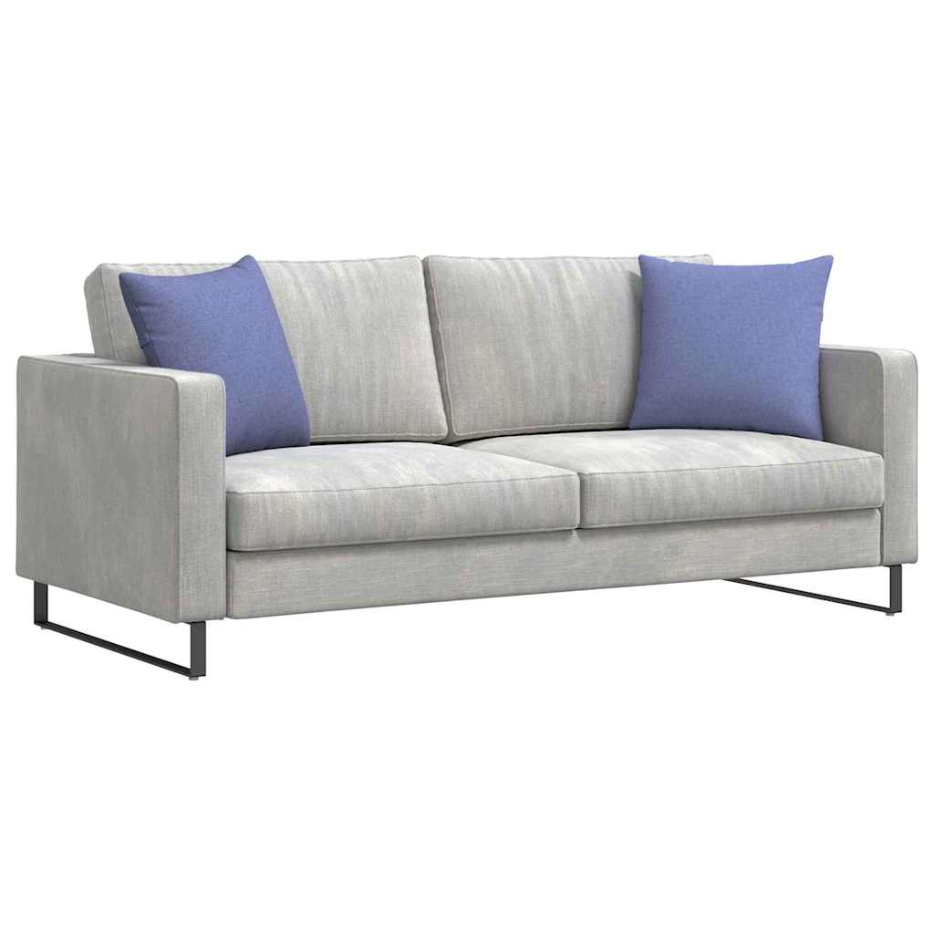 Sofa Cushions 2 pcs Blue 45 x 45 cm fabric