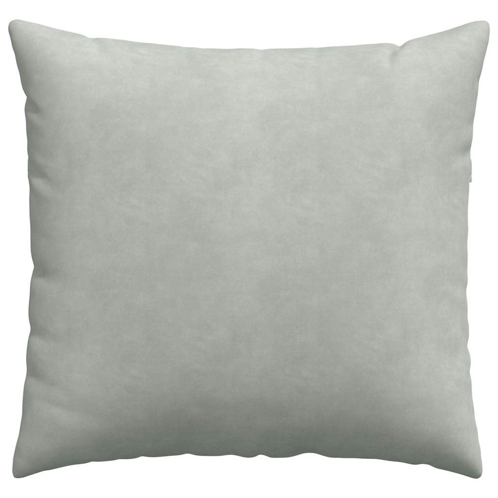 Sofa Pagalvės 2 pcs Šviesiai pilka 45 x 45 cm