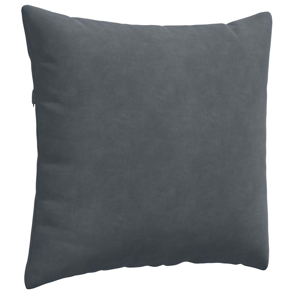 Sofa Pagalvės 2 pcs Tamsiai pilka 45 x 45 cm Kordūrinis audinys