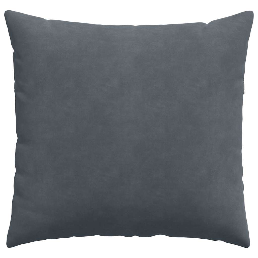 Sofa Pagalvės 2 pcs Tamsiai pilka 45 x 45 cm Kordūrinis audinys