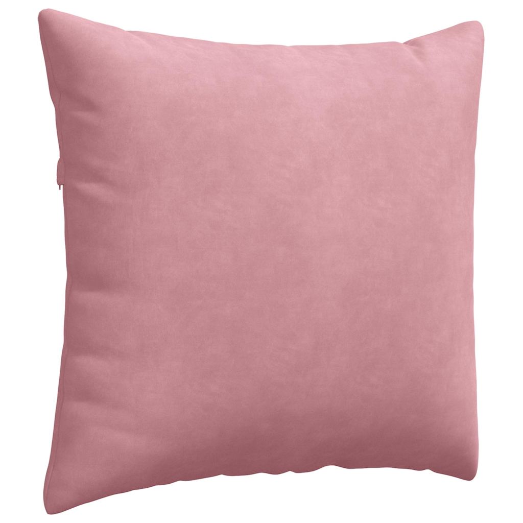Sofa Pagalvės 2 pcs Rožinė 45 x 45 cm Kordūrinis audinys