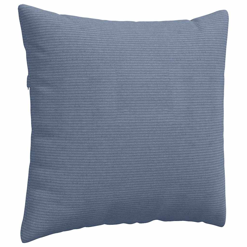 Dīvāna Spilveni 2 gab. Zili 45 x 45 cm Korduroja audums