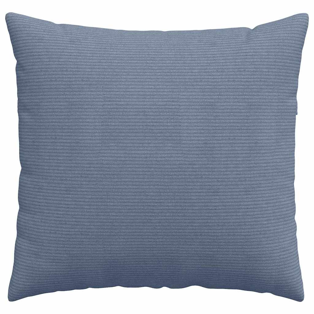 Dīvāna Spilveni 2 gab. Zili 45 x 45 cm Korduroja audums