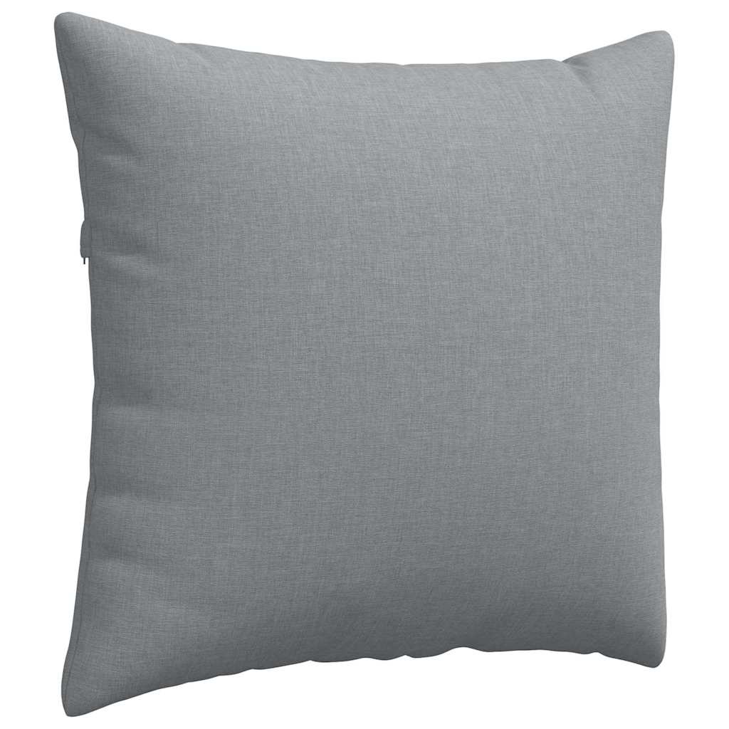 Sofa Pagalvės 2 pcs Šviesiai pilka 50 x 50 cm audinys