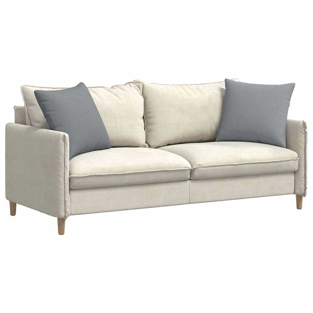 Sofa Pagalvės 2 pcs Šviesiai pilka 50 x 50 cm audinys