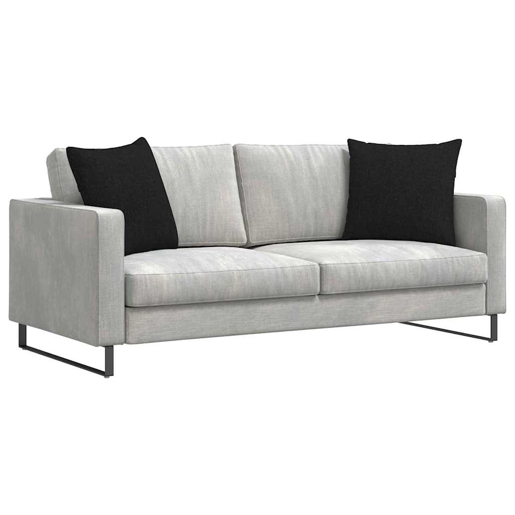 Sofa Pagalvės 2 pcs Juoda 50 x 50 cm audinys