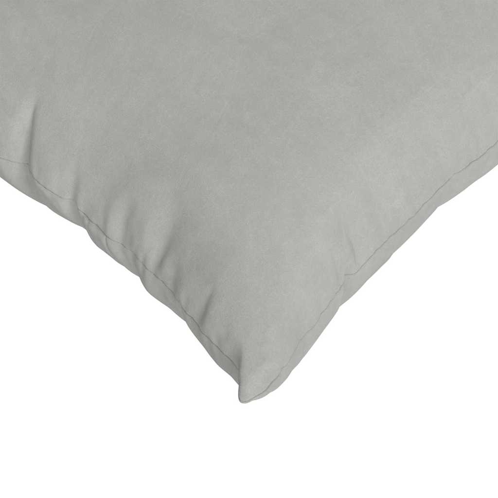 Sofa Pagalvės 2 pcs Šviesiai pilka 50 x 50 cm audinys