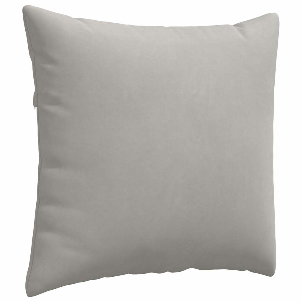 Sofa Pagalvės 2 pcs Šviesiai pilka 50 x 50 cm audinys