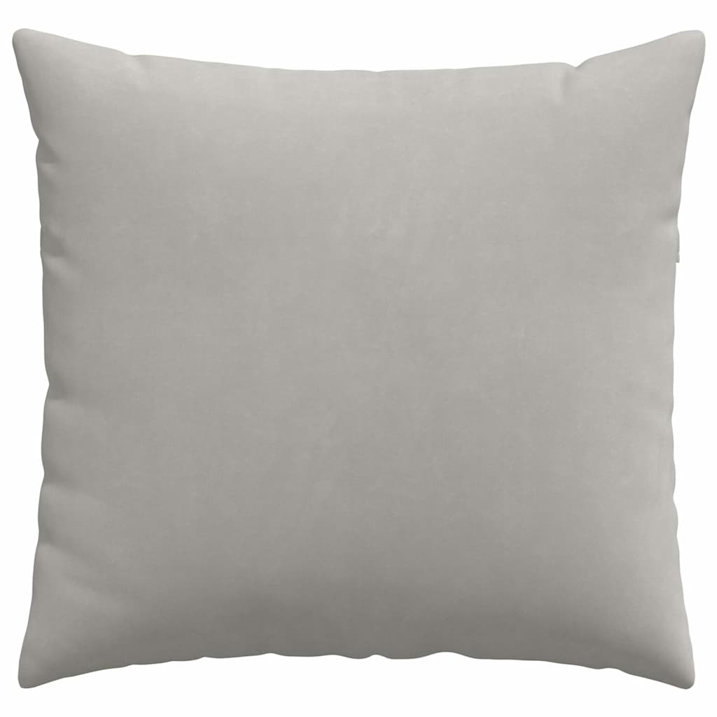 Sofa Pagalvės 2 pcs Šviesiai pilka 50 x 50 cm audinys