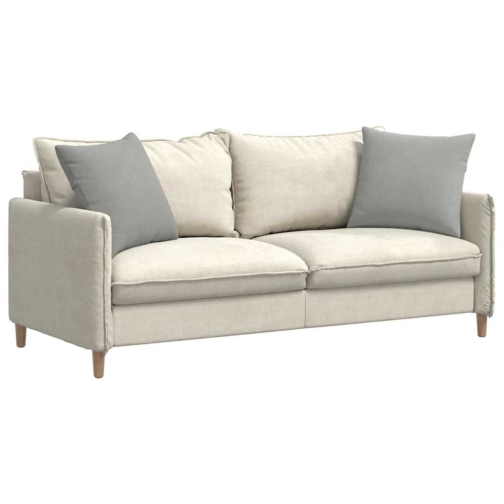 Sofa Pagalvės 2 pcs Šviesiai pilka 50 x 50 cm audinys