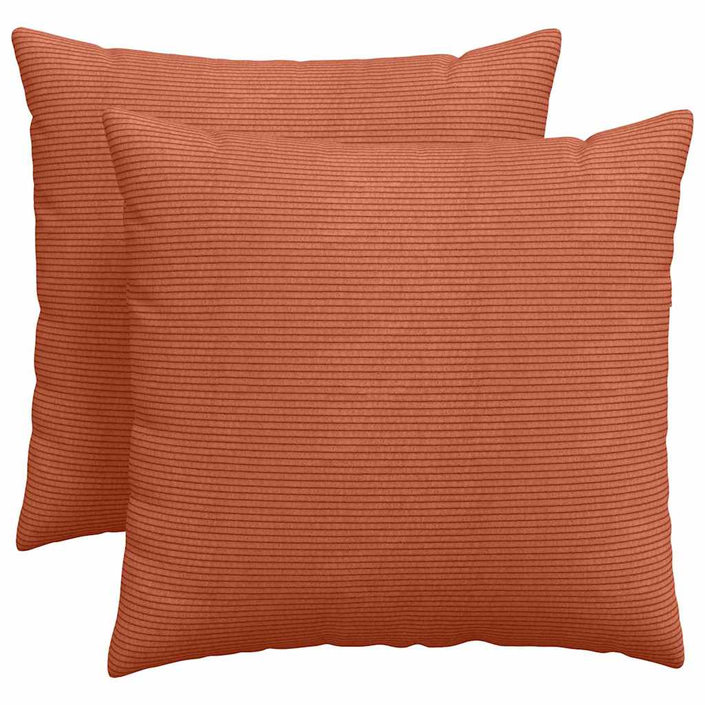 Sofa Pagalvės 2 pcs Raudona oranžinė 50 x 50 cm