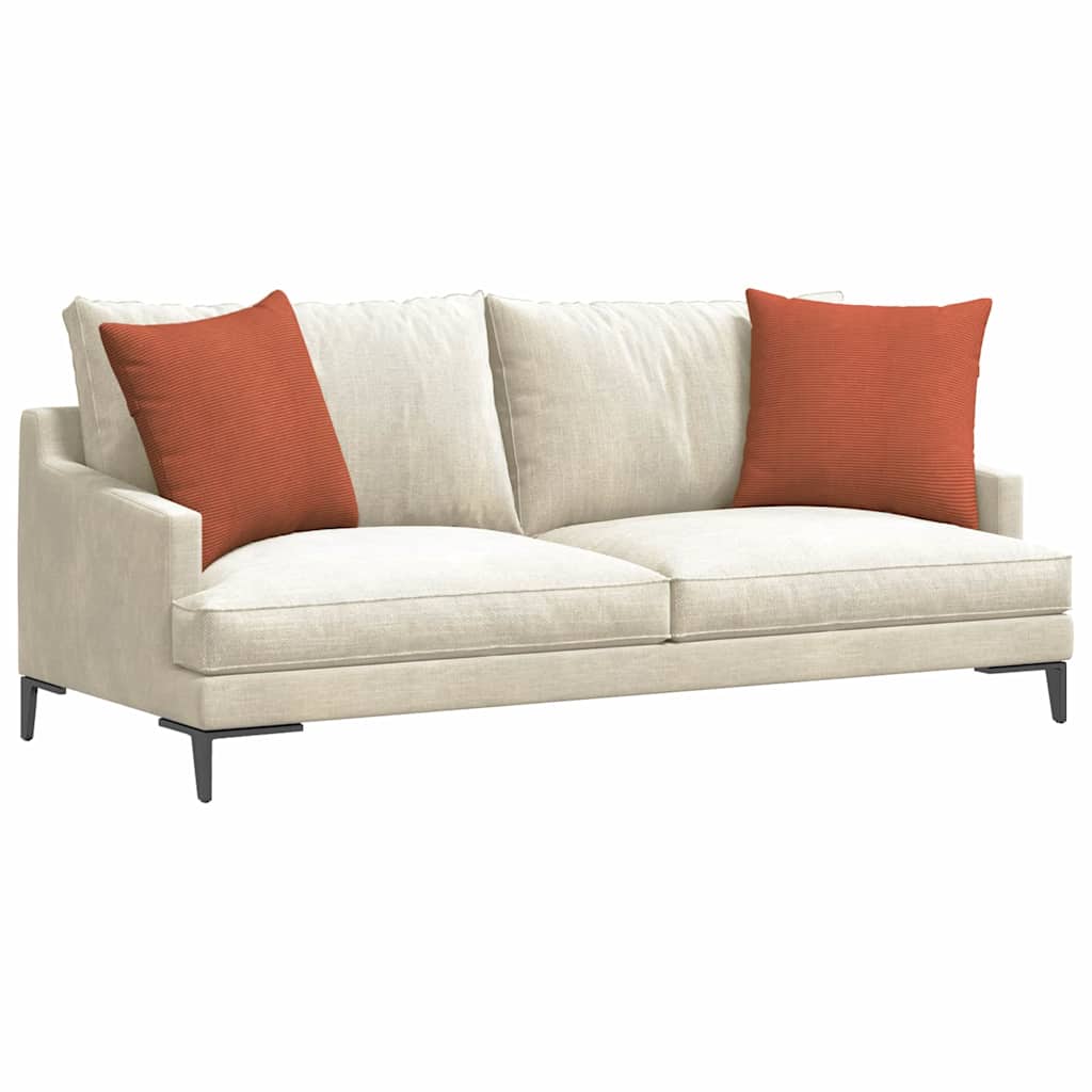 Sofa Pagalvės 2 pcs Raudona oranžinė 50 x 50 cm