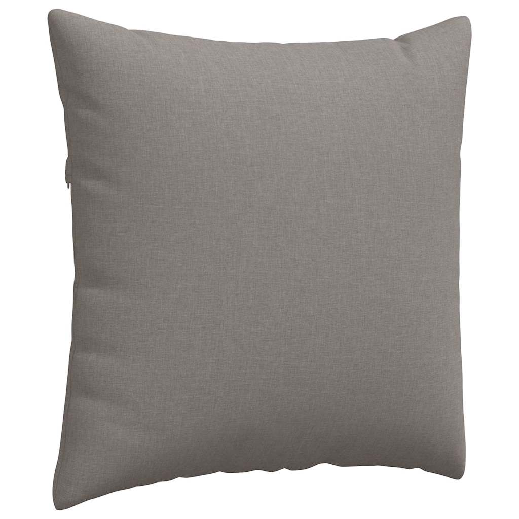 Sofa Cushions 2 pcs Taupe 60 x 60 cm fabric