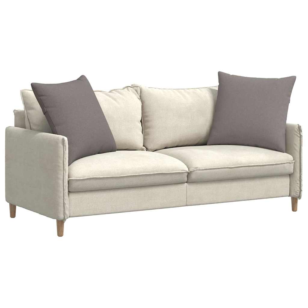 Sofa Cushions 2 pcs Taupe 60 x 60 cm fabric