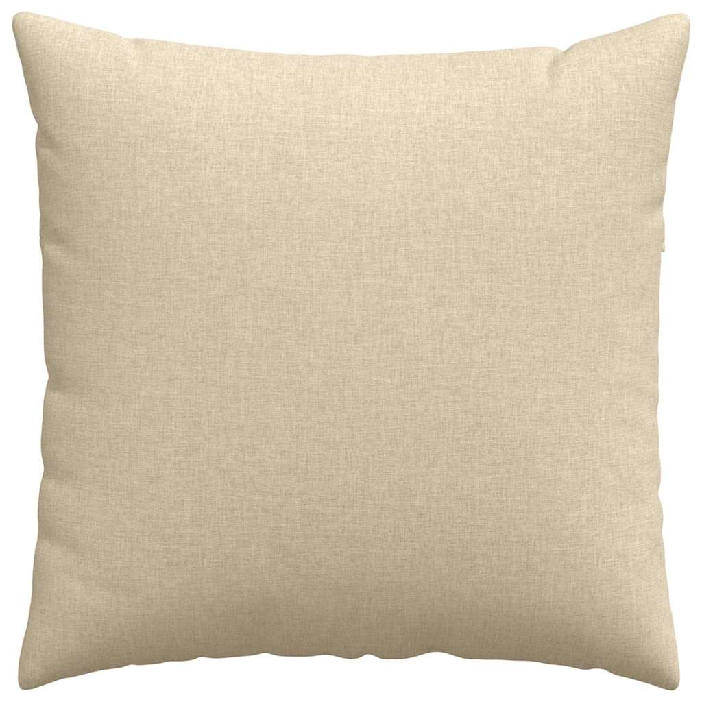 Sofa Pagalvės 2 pcs Kreminė 60 x 60 cm audinys
