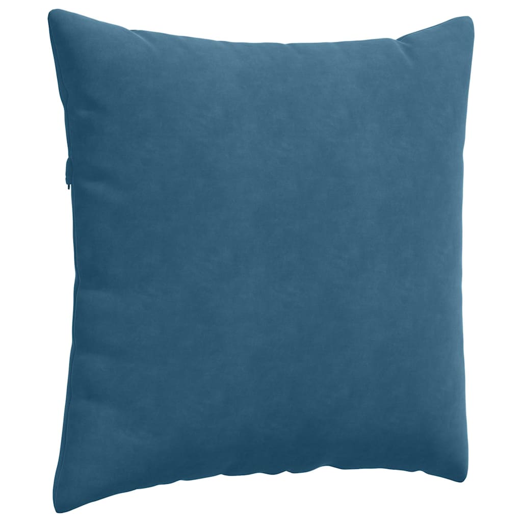 Sofa Pagalvės 2 pcs Mėlyna 60 x 60 cm Kordūrinis audinys