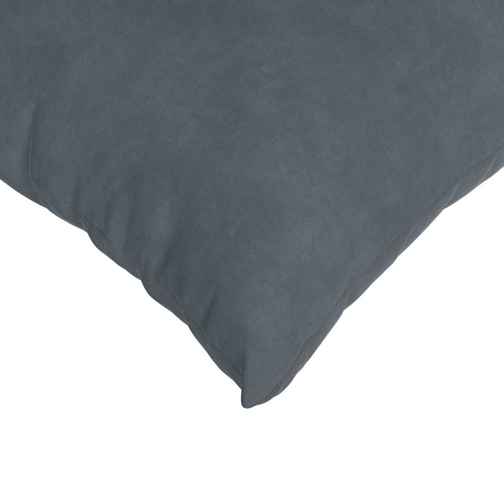 Sofa Cushions 2 pcs Dark Grey 60 x 60 cm Corduroy
