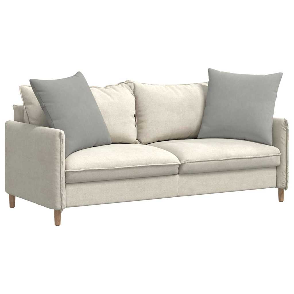 Sofa Pagalvės 2 pcs Šviesiai pilka 60 x 60 cm audinys