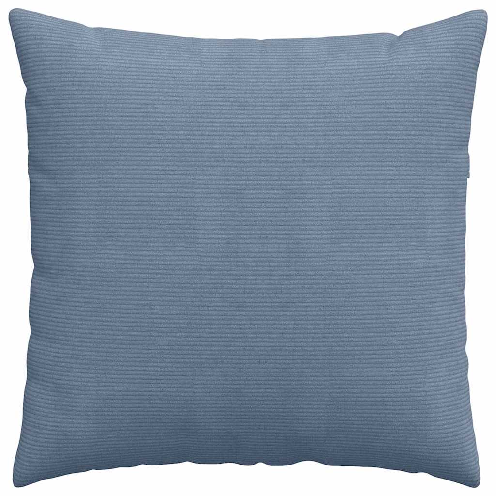Sofa Pagalvės 2 pcs Mėlyna 60 x 60 cm Kordūrinis audinys