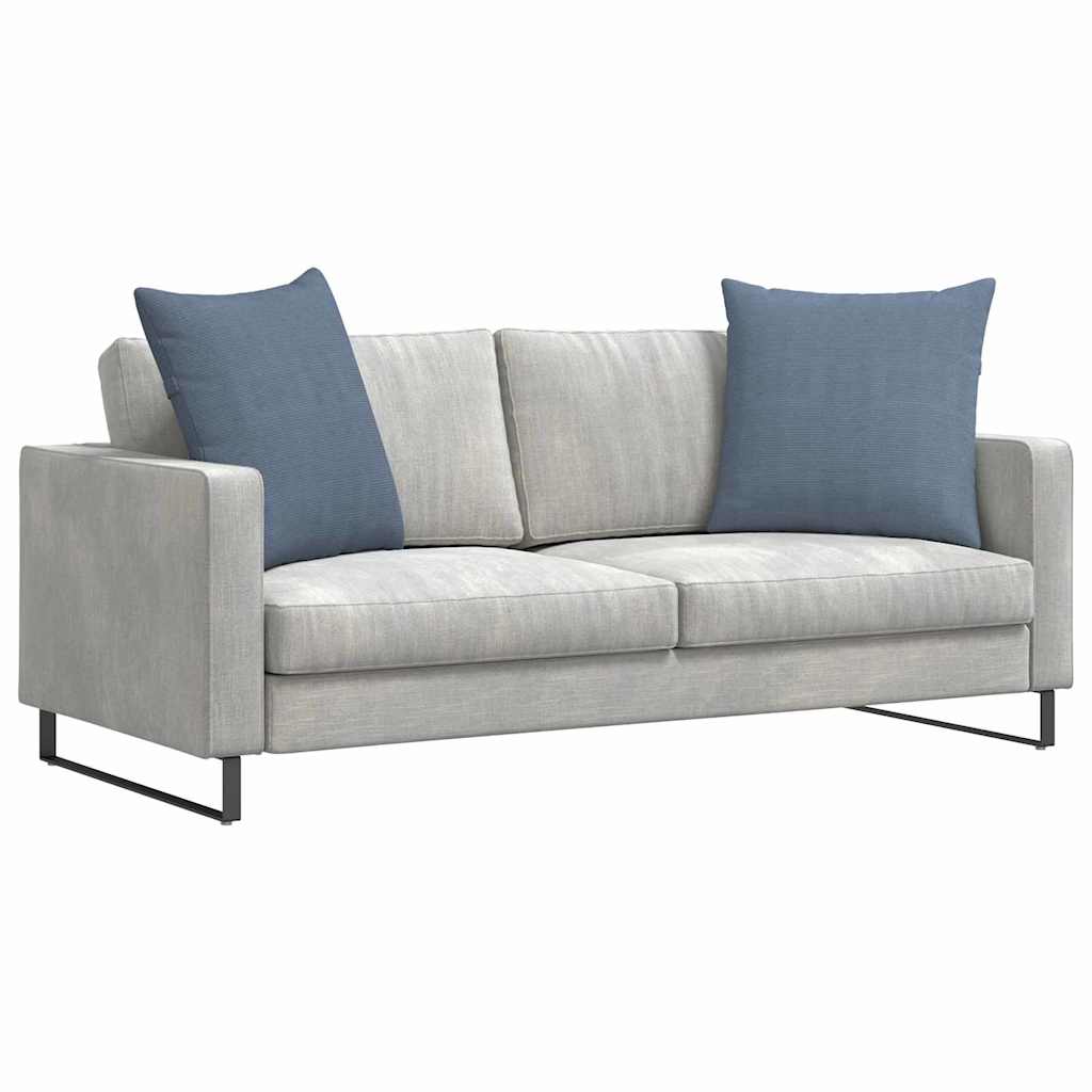 Sofa Pagalvės 2 pcs Mėlyna 60 x 60 cm Kordūrinis audinys