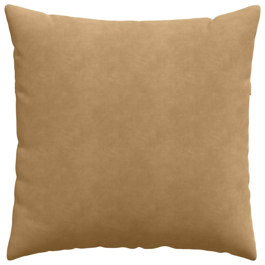 Sofa Pagalvės 2 pcs Ruda 80 x 80 cm Kordūrinis audinys