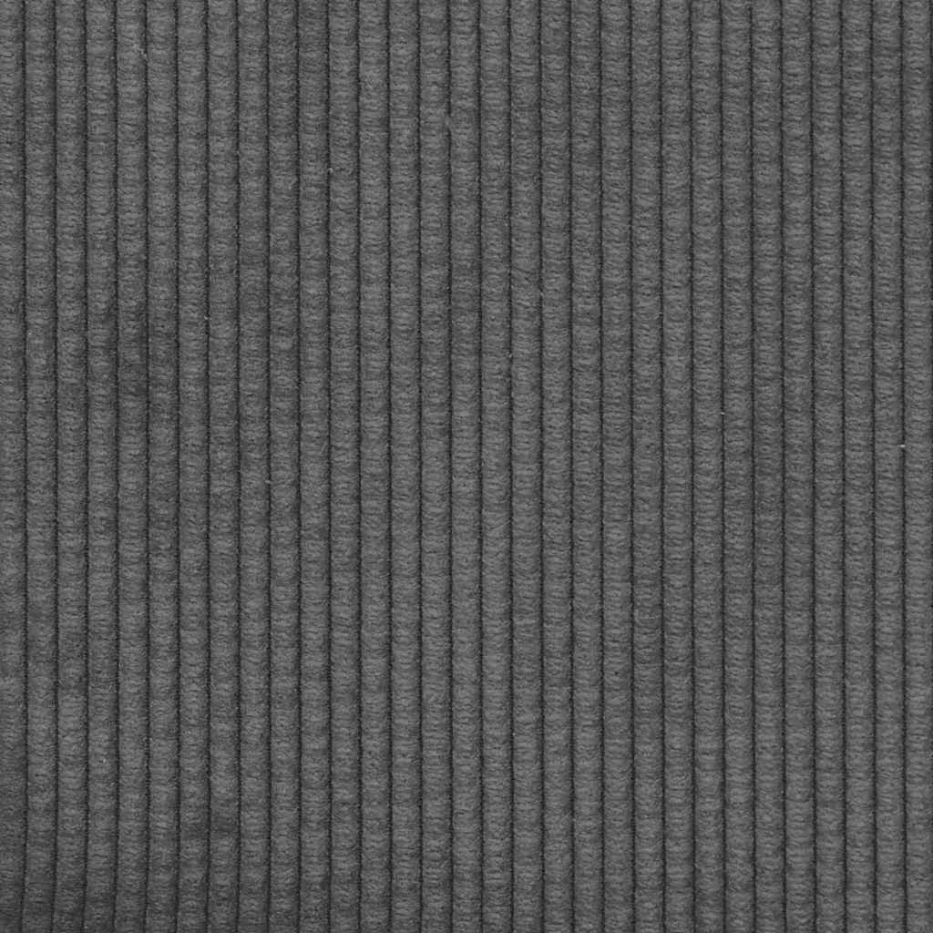 Sofa Pagalvės 2 pcs Tamsiai pilka 80 x 80 cm Kordūrinis audinys