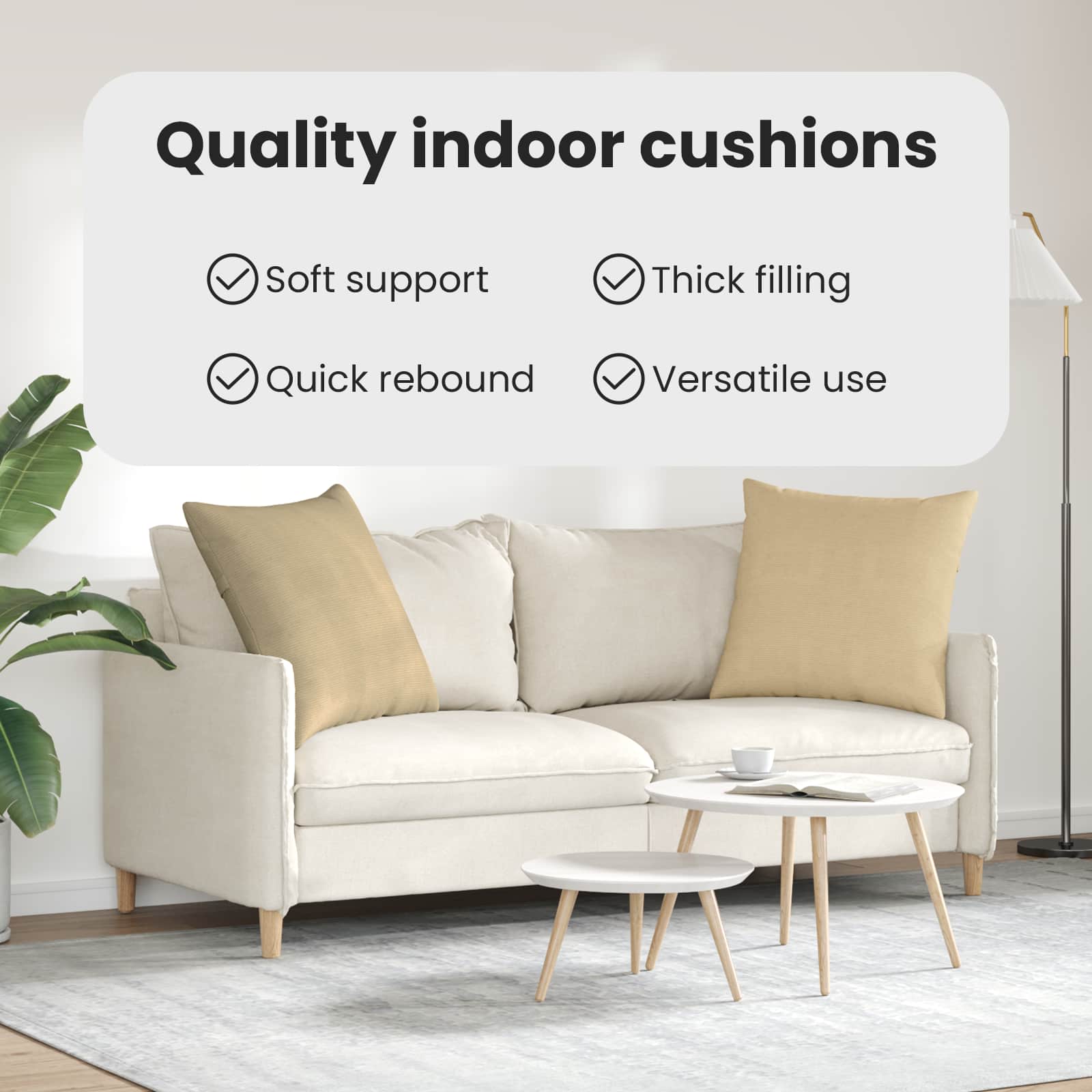 Sofa Pagalvės 2 pcs Pilkai žalia 80 x 80 cm Kordūrinis audinys