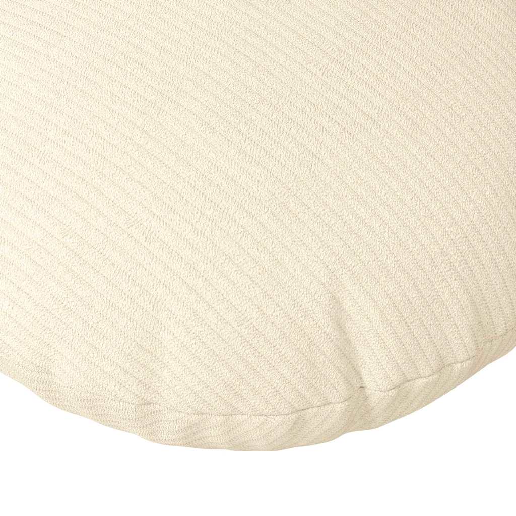 Sėdynių pagalvėlės 2 pcs Kreminė Ø 40 cm Kordūrinis audinys