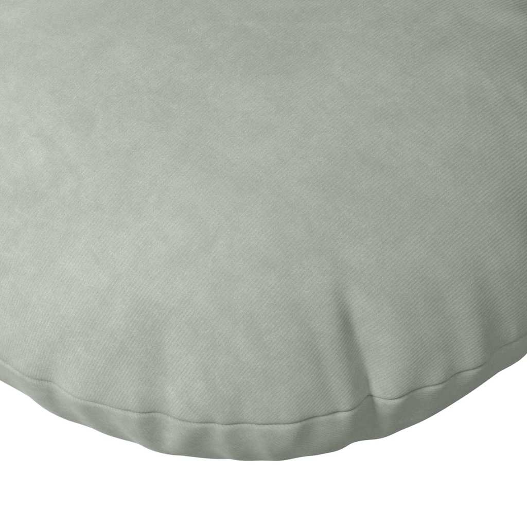 Sėdynių pagalvėlės 2 pcs Šviesiai pilka Ø 40 x 13 cm Aksomas