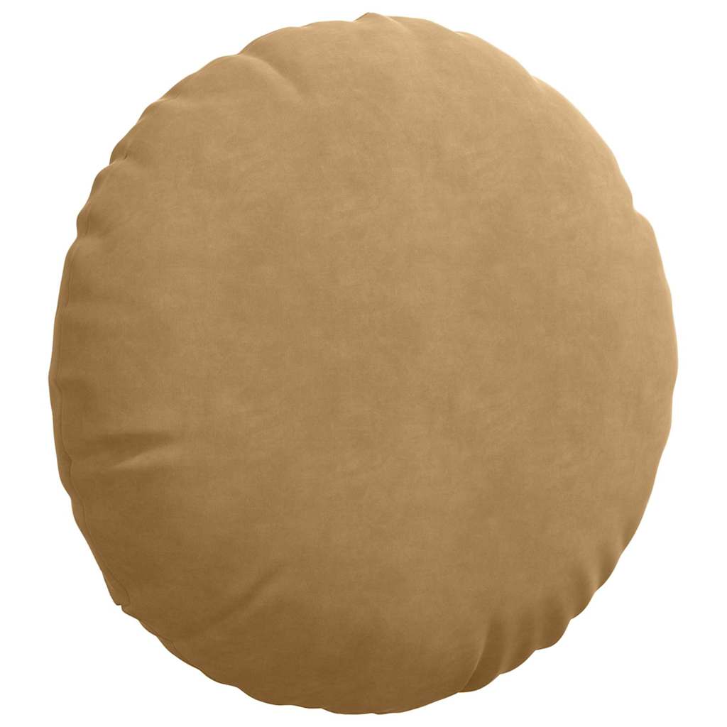 Sėdynių pagalvėlės 2 pcs Ruda Ø50 x 19 cm Aksomas