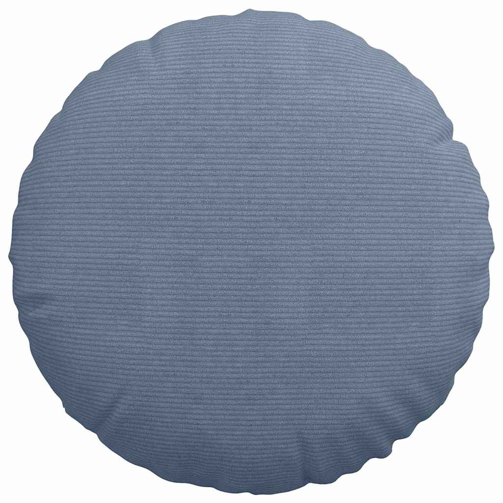 Sėdynių pagalvėlės 2 pcs Mėlyna Ø 50 cm Kordūrinis audinys
