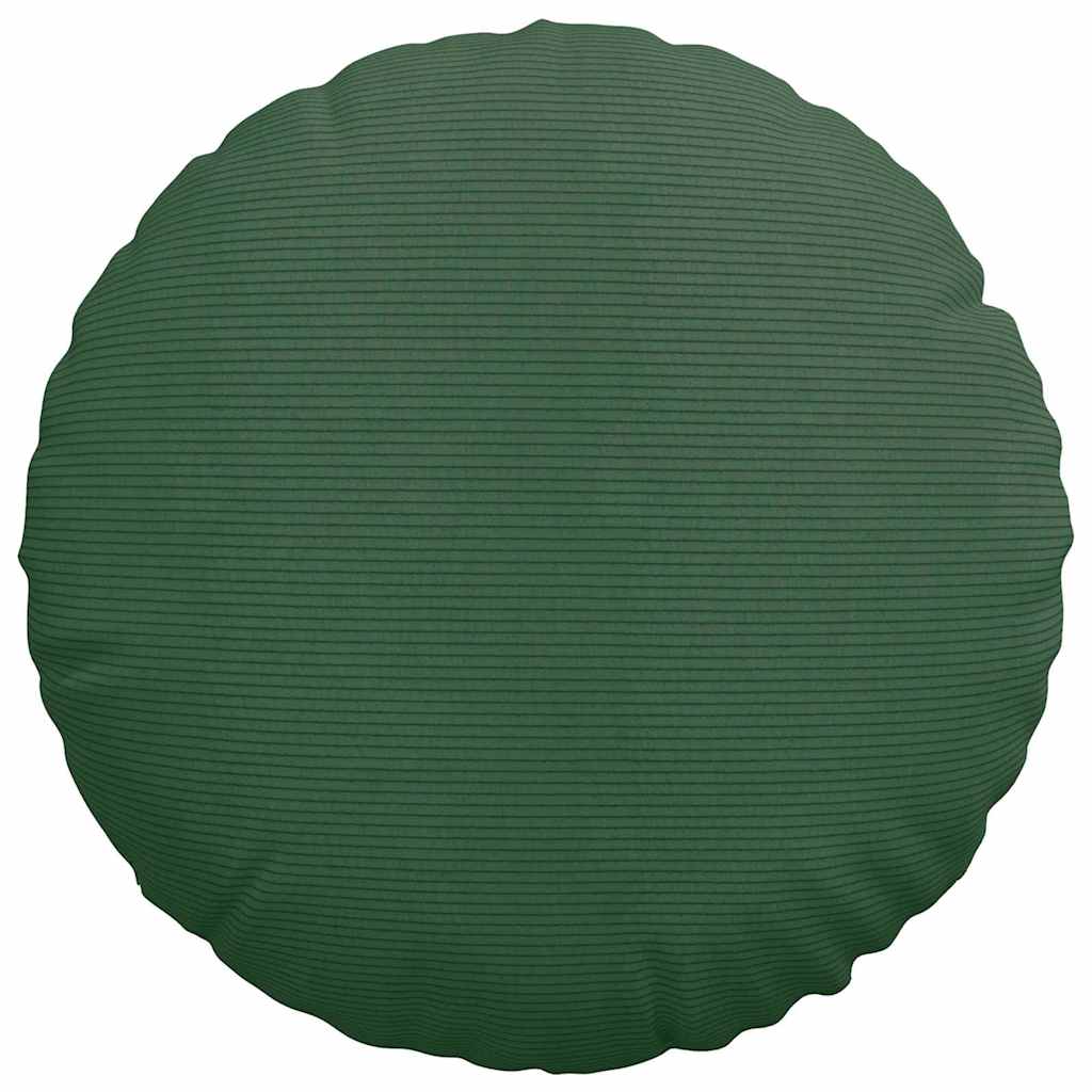 Sėdynių pagalvėlės 2 pcs Tamsiai žalia Ø 50 cm