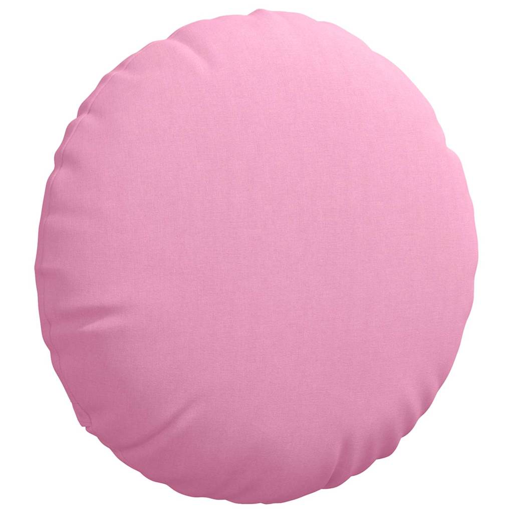 Sēdekļu spilveni 2 gab. Rozā Ø60 x 21 cm audums