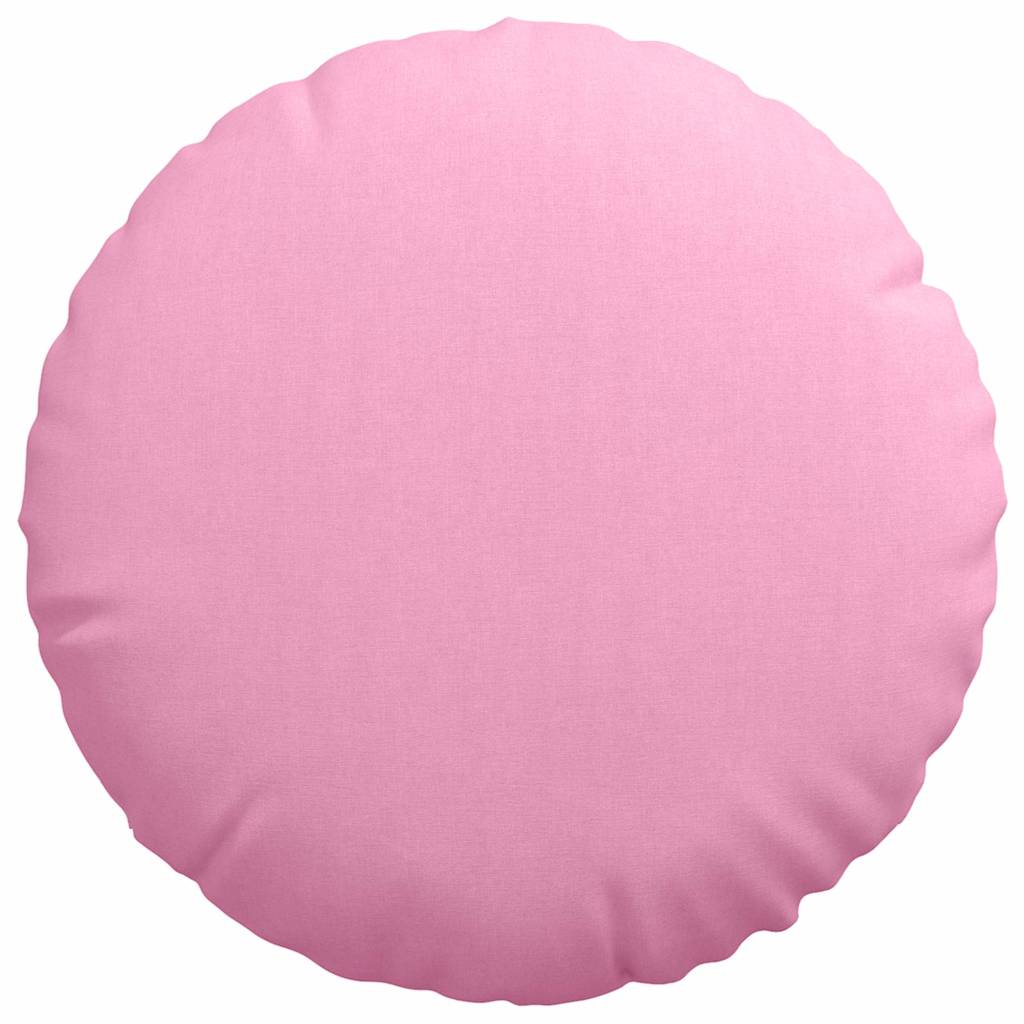 Sēdekļu spilveni 2 gab. Rozā Ø60 x 21 cm audums