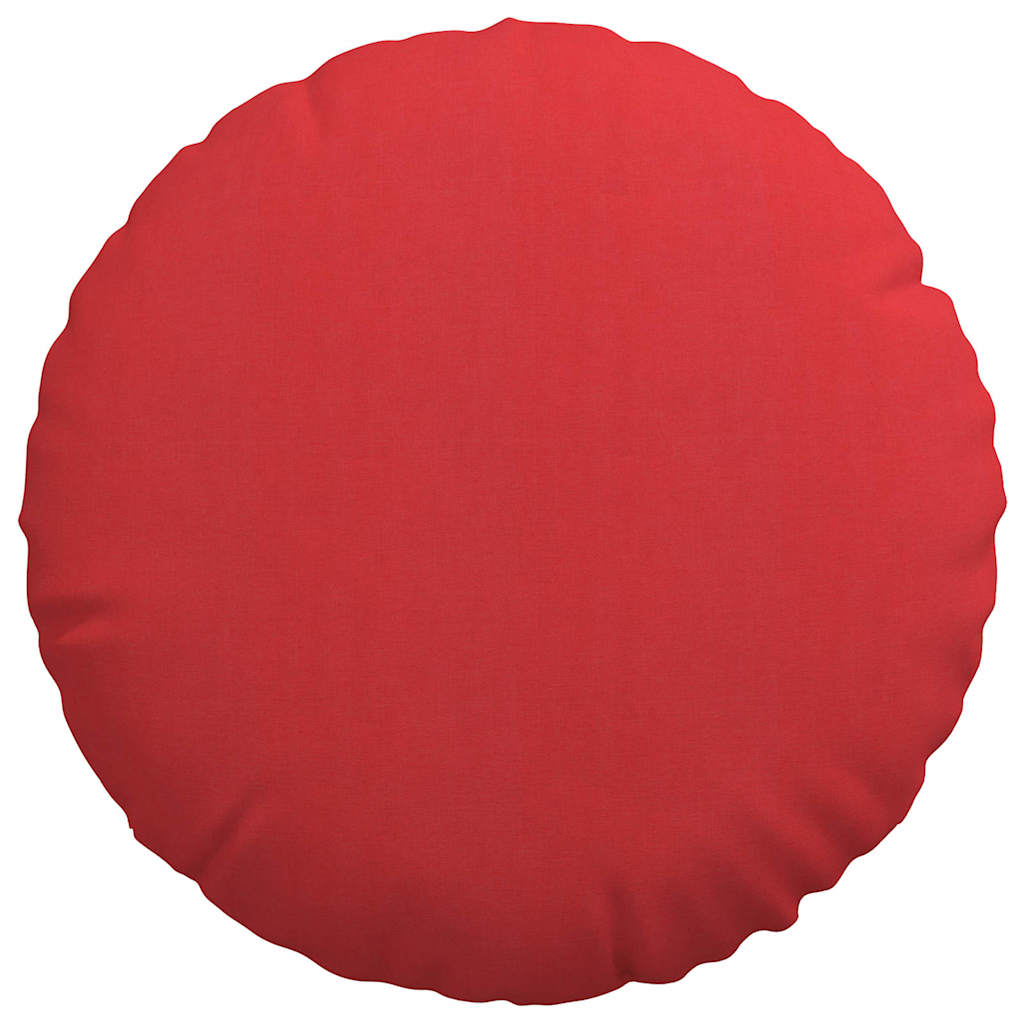 Sėdynių pagalvėlės 2 pcs Raudona Ø80 x 29 cm audinys