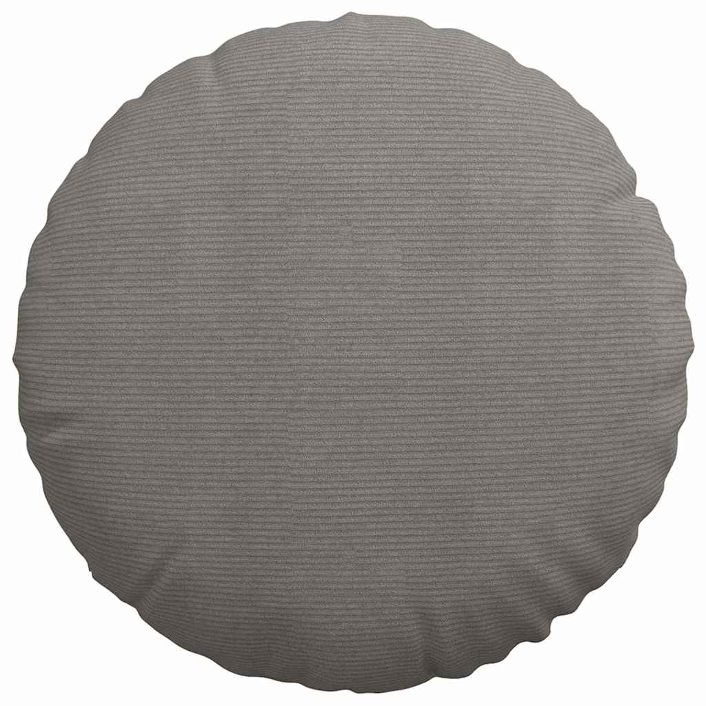 Sėdynių pagalvėlės 2 pcs Šviesiai pilka Ø 80 cm