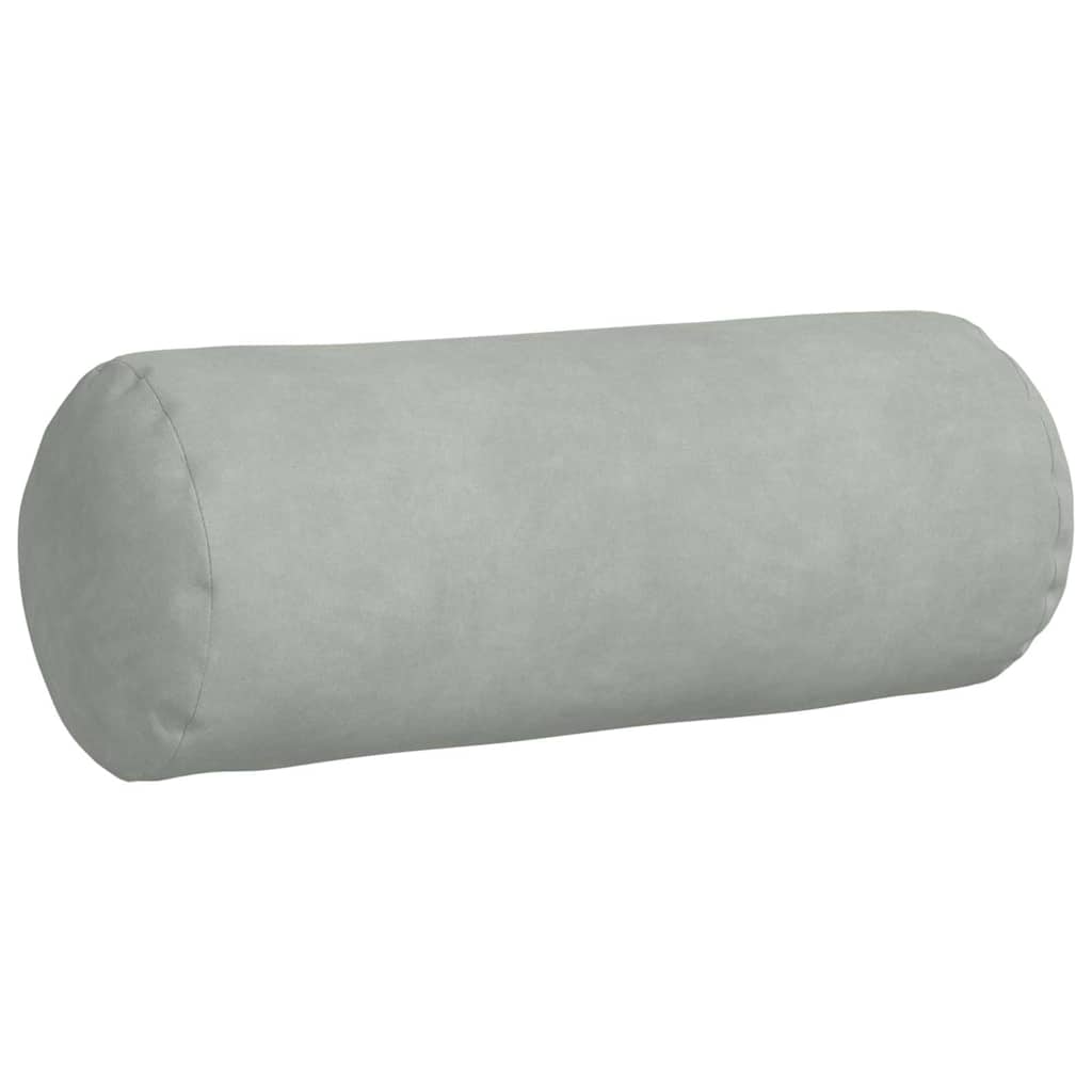 Pagalvės 2 pcs Šviesiai pilka Ø 15 x 40 cm Kordūrinis audinys