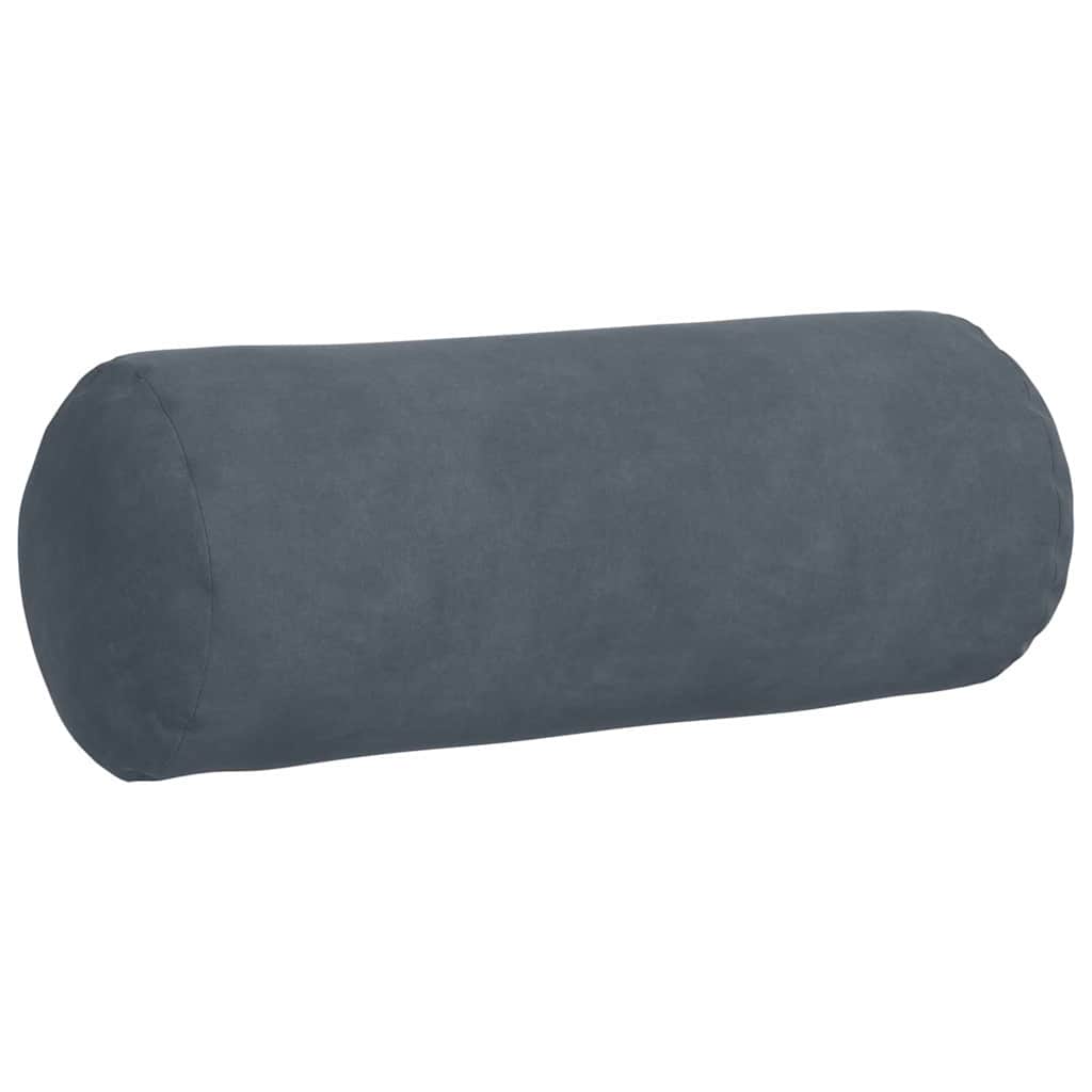 Pagalvės 2 pcs Tamsiai pilka Ø 15 x 40 cm Kordūrinis audinys