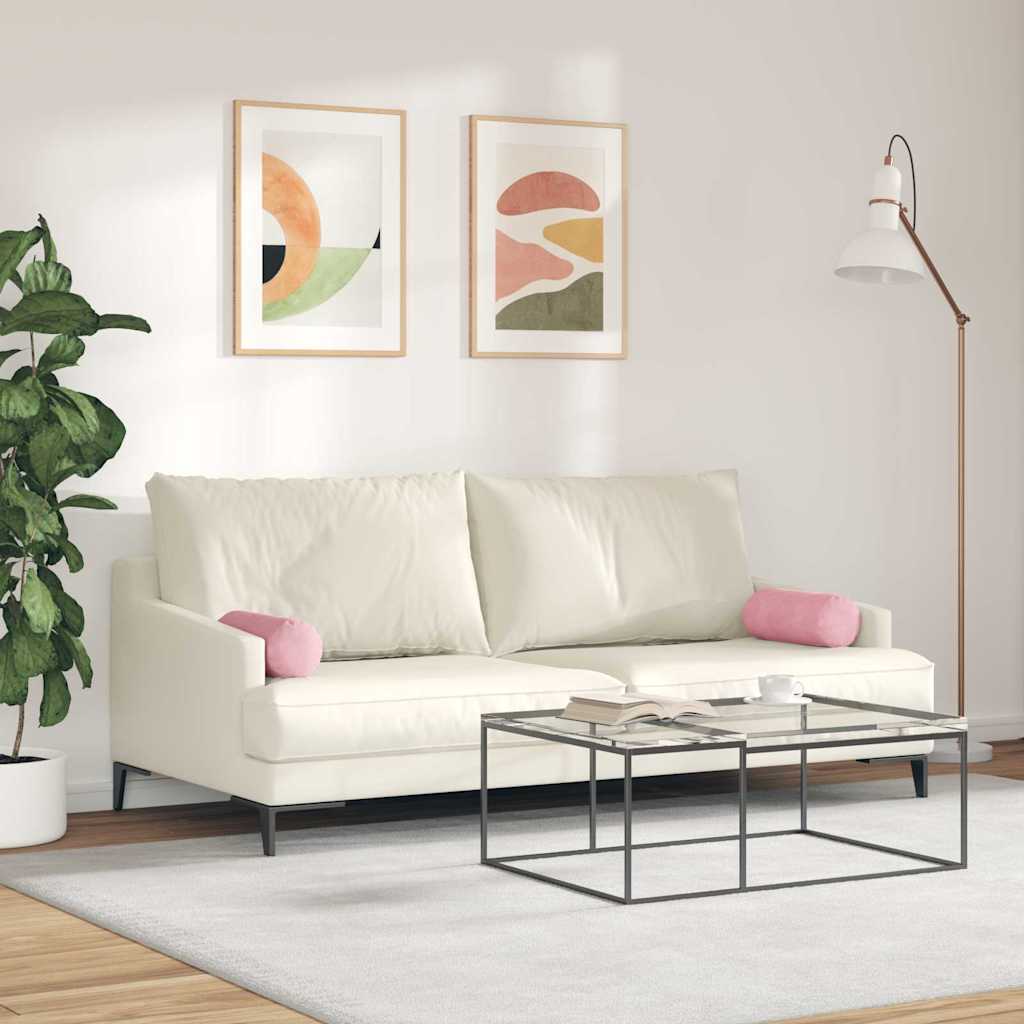 Pagalvės 2 pcs Rožinė Ø 15 x 40 cm Kordūrinis audinys