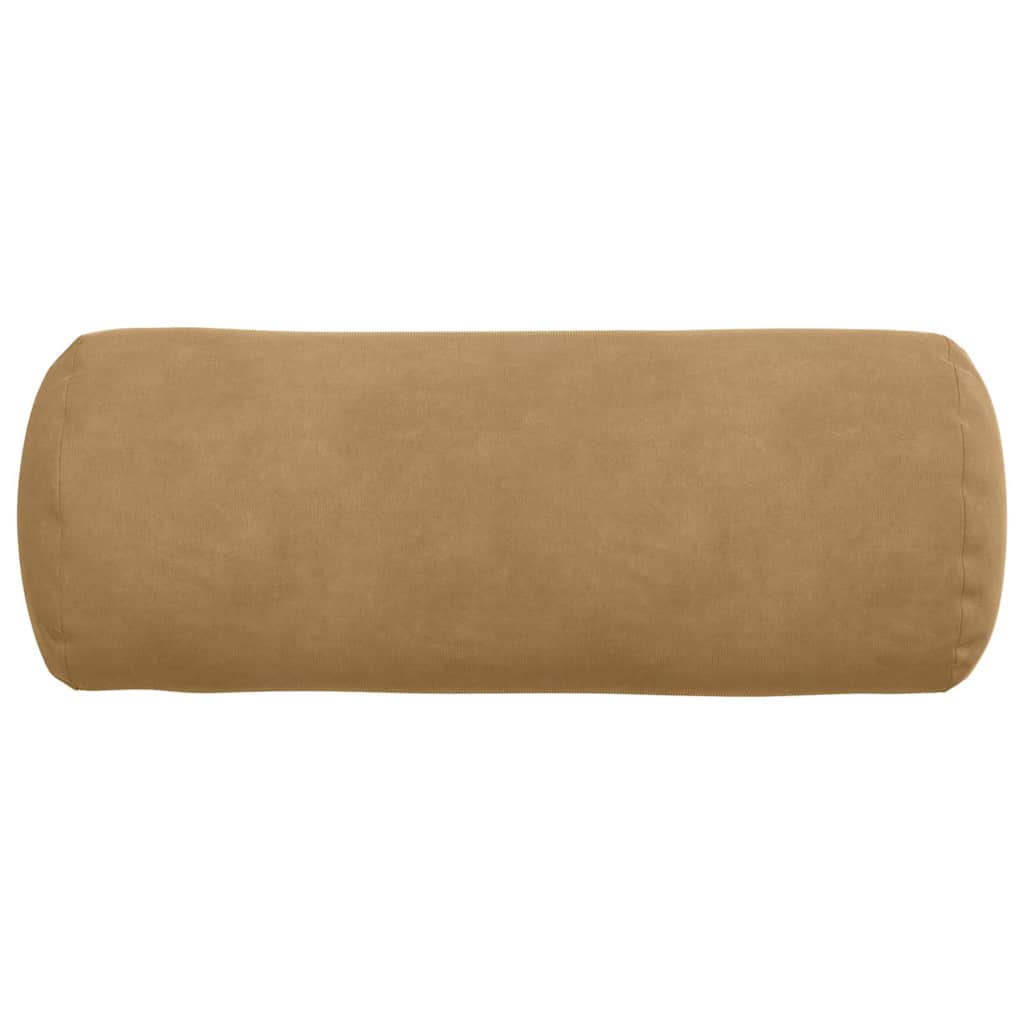 Cushions 2 pcs Brown Ø 15 x 40 cm Cordura fabric